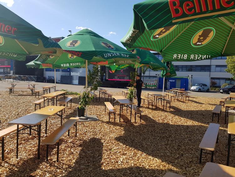 Biergartentest: Kultur Garten beim Autokino Landau